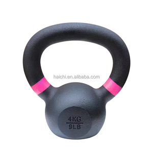 Kettlebell de hierro fundido con logotipo personalizado para gimnasio en casa <span class=keywords><strong>10kg</strong></span> levantamiento de <span class=keywords><strong>pesas</strong></span> para entrenamiento y ejercicio - Product Image 1