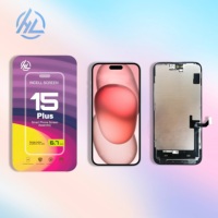 Écran LCD Incell en gros d'usine pour iPhone 15 Plus, assemblage numériseur d'écran tactile, pièces de rechange pour téléphone portable