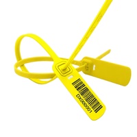 Sceaux de sécurité numérotés en plastique anti-effraction pour conteneurs, vêtements et logistique avec logo personnalisé