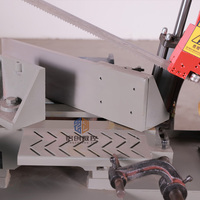 Machine à découper le métal, scie à ruban angulaire horizontale semi-automatique pour acier rond, acier inoxydable, alliage d'aluminium