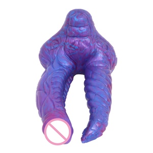 Soft Silicone Adult Sex Toys Double Headed <b>Dildo</b> Gay Masturbating Monster Dragon Animal <b>Dildo</b> Anal Toys for Couple Sex Game - Product Image 5
