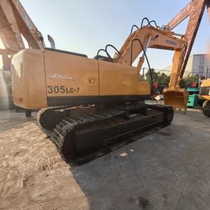 Excavadora Hyundai 305lc-7 de Segunda Mano en Buen Estado, Excavadora de Orugas Hyundai 305lc Usada en Venta - Product Image 2