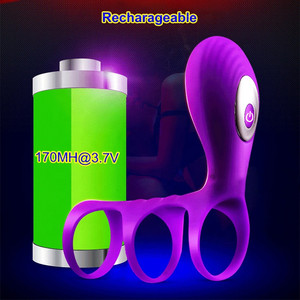 Meilleure vente de gode télécommandé à 7 vitesses <span class=keywords><strong>anneau</strong></span> pénien <span class=keywords><strong>vibrant</strong></span> pour hommes anneaux péniens - Product Image 5