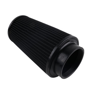 Air Intake Kit For 2003-2007 Ford 6.0L Diesel F-Series Pickup Trucks <b>Black</b> Aluminum Alloy With <b>Bracket</b> - Product Image 3