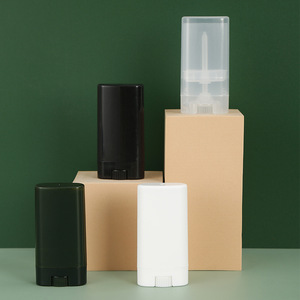 Luxury Empty 15g Glossy White Black Deodorant <b>Stick</b> Tube Bottles Skin Care Deodorant Containers - Product Image 6