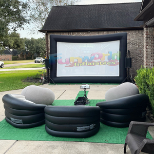 Bán buôn sân sau nhà Rạp chiếu phim <span class=keywords><strong>Inflatable</strong></span> màn hình chiếu với <span class=keywords><strong>airblown</strong></span> Ghế phòng chờ - Product Image 5