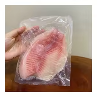 Filet de poisson tilapia entier surgelé LQF de bonne qualité, fruits de mer, emballage en vrac, nutritif, prix de gros