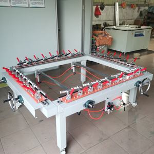 Camilla de tensión de malla de pantalla automática Máquina de estiramiento de pantalla eficiente de condición nueva y usada - Product Image 2