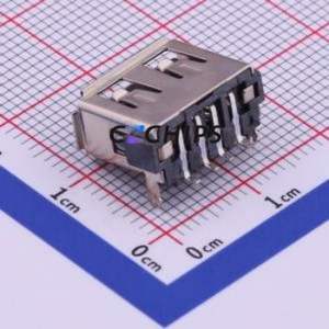 U-A-24DD-Y-12 USB Connector SMD Connector ( Connector Type: Type-A )( Protocol Standard: USB 2.0 )( Gender: Female ) - Product Image 2