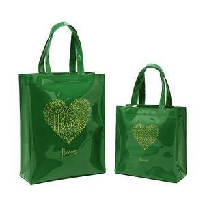 Tas Belanja Musim Panas PVC Berkilau Gaya Cermin Hijau Cetak Kustom Mewah Laris Manis Tahan Air Lapisan <span class=keywords><strong>TC</strong></span> Promosi - Product Image 1