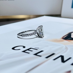 Anillo Clásico de Oro Sólido de 14k con Certificación IGI, Chapado en Rodio, con Diamantes Cultivados en Laboratorio, para Mujer, para Bodas y Fiestas - Product Image 5