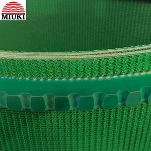 MIYUKI pvc kaba üst konveyör bant <span class=keywords><strong>2</strong></span> kat pvc ve <span class=keywords><strong>2</strong></span> kat kumaş kullanımı ile lojistik sanayi konveyör bant fabrikası - Product Image 3