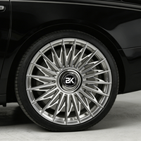 Jantes forgées Bku Luxury 5x120 personnalisées de 20, 21 et 22 pouces à rayons multiples en alliage pour Rolls Royce Phantom Cullinan Ghost Wraith Spectre