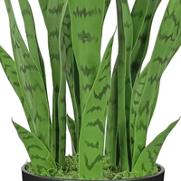 OH vente en gros Nouveau design Plante artificielle Bonsaï Plante serpent à toucher réel et verdure avec pot pour décoration intérieure et extérieure