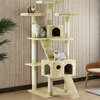 Haute qualité en gros chat arbres tour mode-conçu chat Condo griffoir interactif en peluche chat escalade cadre