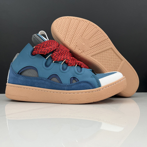 Zapatillas Deportivas de Diseñador con Cordones Lanvin para Hombre y Mujer, Estilos Casuales de Moda, Forro de Malla, Cómodas para Caminar y Aumentar la Estatura - Product Image 4