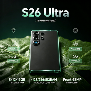 โทรศัพท์มือถือ S26 Ultra HD OLED 9 Android 15 รองรับ CDMA LTE สองซิม 5G สมาร์ทโฟน ภาษาฝรั่งเศส ภาษาสเปน - Product Image 5