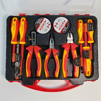 S673-11 SFREYA VDE 1000V boîtier d'outils d'isolation isolé double couleur 11 pièces jeu de pinces et tournevis
