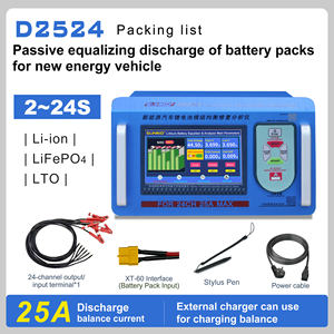 Analisador Equalizador de Pacote de Baterias de Lítio de Alta Precisão Sunkko D1524 D2524 D2532 15A/25A 24S 32S com Conectividade Bluetooth - Product Image 3