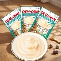 Tiras de Puré para Gatos Más Vendidas, Sin Granos, Altas en Proteínas, Etiqueta Privada, Fábrica de Snacks para Mascotas