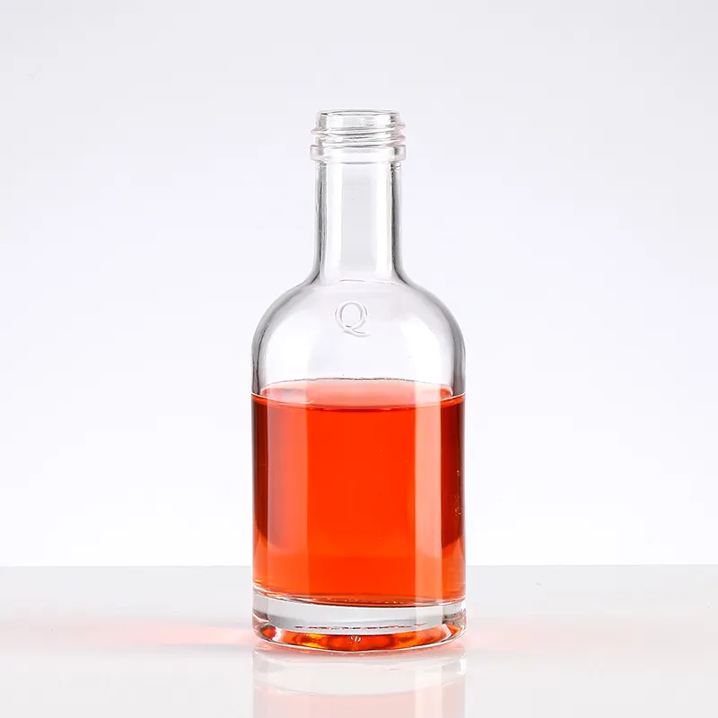 Lege Kleine Mini 50Ml 100Ml 250Ml Glazen Gedistilleerde Flessen Liquor Gin Whisky Cocktail Wijn Wodka Glazen Fles Met Schroefdop