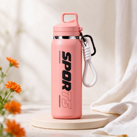 Bouteille d'eau sportive portable, légère et durable en acier inoxydable, gourde isotherme pour activités de plein air – Vente chaude