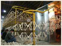 Appendiabiti rotondi in legno e ferro personalizzabili con logo, flessibili e multifunzione, per costumi da bagno, da bagno, soggiorno e abbigliamento. - Product Image 5