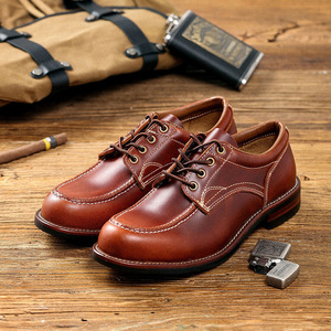 <span class=keywords><strong>Stivali</strong></span> Martin <span class=keywords><strong>Marroni</strong></span> da <span class=keywords><strong>Uomo</strong></span>, Scarpe in Pelle con Punta Larga, Stile Casual Britannico, Tendenza Autunnale - Product Image 2