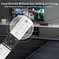 CT-8561 RC45151 pour Toshiba Smart TV télécommande avec PrimeVideo NETFLIX YouTube boutons 43UK3163DG