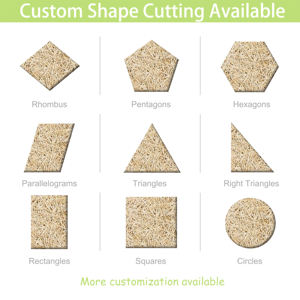 Акустическая панель Qinsound из древесной шерсти для потолков и стен: огнестойкая, шумопоглощающая, современная, для контроля звука в помещениях - Product Image 3