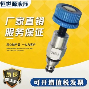วาล์วควบคุมแรงดัน Crv 02b Slbn เกลียว 1/4 นิ้ว สองทาง เหล็กกล้าคาร์บอน 315 บาร์ 100 ลิตร/นาที วาล์วไฮดรอลิกอุตสาหกรรม - Product Image 4