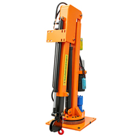 Grue rotative pliable pour camion, capacité 1500 kg, gain de place, mini-machine de levage durable, compatible avec la plupart des mini-camions et fourgons