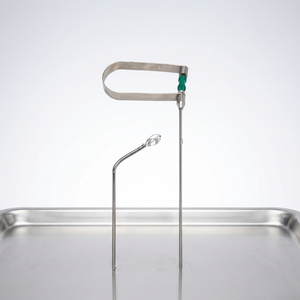 Panier chirurgical PCNL en acier inoxydable avec loupe et poignée verte pour salle d'opération - Product Image 3