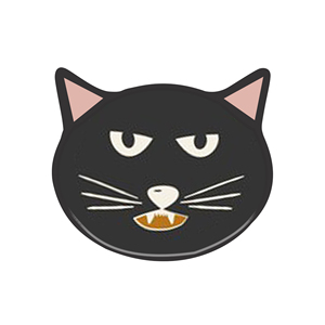 DAMAI Halloween Theme Black Cat Bumpkin Little Ghost Disposable Party Paper Plates Napkins Cups Party Disposable Tableware Set - Product Image 3