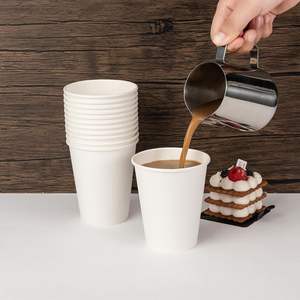 Gobelets en papier pour café et smoothies sans fuite 12 oz et 16 oz en pâte de bois pour les fêtes - Product Image 4