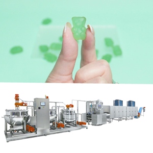 Machine de bonbons gommeux à gelée molle à noyau de roulement PLC automatique à grande vitesse pour usage domestique - Product Image 2