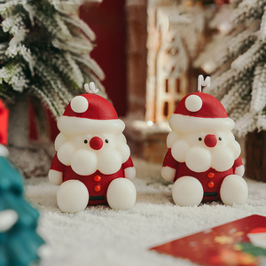 Hot Sale Cute Christmas <b>Candle</b> for Home Decor Novelty Christmas Gifts <b>Small</b> Wax <b>Candle</b> Aromatic Santa Claus <b>Candles</b> for Kid - Product Image 3