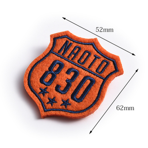 โรงงานผลิตผ้าปักลายสีส้มตามสั่ง พร้อมปักโลโก้ ขายส่ง - Product Image 4