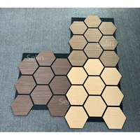 Panneau mural acoustique Selin, best-seller, moderne, en placage de bois MDF, forme spéciale, insonorisant, absorption acoustique hautement efficace