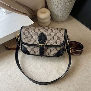 Bolso Cruzado de PU de Alta Gama para Mujer, con Estampado Retro y Diseño de Parches Multicolor, Moderno y Práctico.9913 - Product Image 4