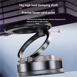 Support de téléphone magnétique à ventouse pour voiture à 360 degrés, vente en gros, support de voiture, personnalisation du logo, fournisseur de commandes en gros pour voiture, mur, verre - Product Image 5