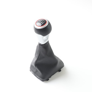 Pommeau de levier de vitesse en cuir 6 vitesses Audi A3, design ergonomique pour l'amélioration de l'intérieur de la voiture - Product Image 2