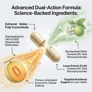 <span class=keywords><strong>Formule</strong></span> d'optimisation hépatique : Capsules dures pour l'efficacité du foie, 9 % de monosaccharides totaux, amélioration du métabolisme à haute activité, sans gluten - Product Image 2
