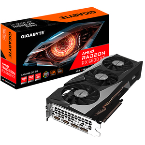 Tarjeta Gráfica GIGABYTE AMD Radeon RX <span class=keywords><strong>6600</strong></span> <span class=keywords><strong>XT</strong></span> <span class=keywords><strong>GAMING</strong></span> OC 8G Usada con Memoria GDDR6 Compatible con OverClock AMD GPU - Product Image 1