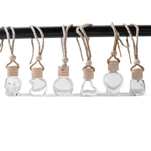 Nouvelles bouteilles de parfum de voiture vides 10 ml avec bouchon à vis en verre, flacons désodorisants - Product Image 2