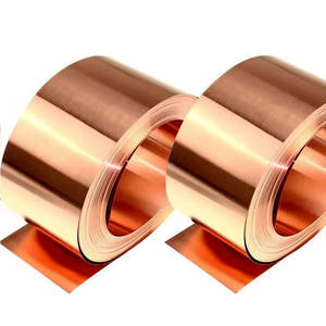 Tubo de tira de bobina de cobre 99.99% Alta pureza C11000 C12200 C12000 Tubo de bobina de latón C22000 C26000 C27200 Bobina de acero - Product Image 1