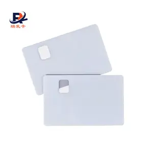 latest design Factory CR80 Credit Card Size Thermal Printable Blank ID Card with Transparent Window