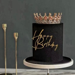 Nouveau Topper de Gâteau Joyeux <span class=keywords><strong>Anniversaire</strong></span> en Acrylique avec Alphabet Anglais – Fournitures de Décoration de Gâteaux Très Demandées - Product Image 6