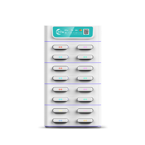 Estación de Carga Inalámbrica Magnética de 16 Ranuras para Alquiler Público de Baterías - Product Image 2
