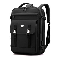 Mochila de nailon de gran capacidad para ordenador, moderna, ligera, impermeable, transpirable, con cremallera, correas con cojín de aire